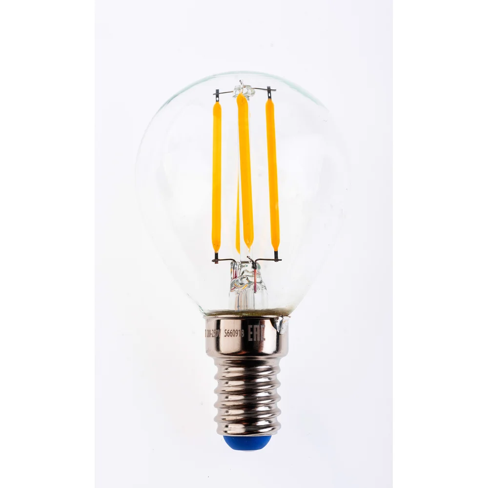 Диммируемая светодиодная лампа Uniel LED-G45-5W/WW/E14/CL/DIM GLA01TR UL-00002866