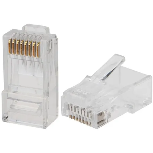 Коннектор REXANT 05-1031-4 кат.6 RJ45 прозрачный 50 шт./кор.