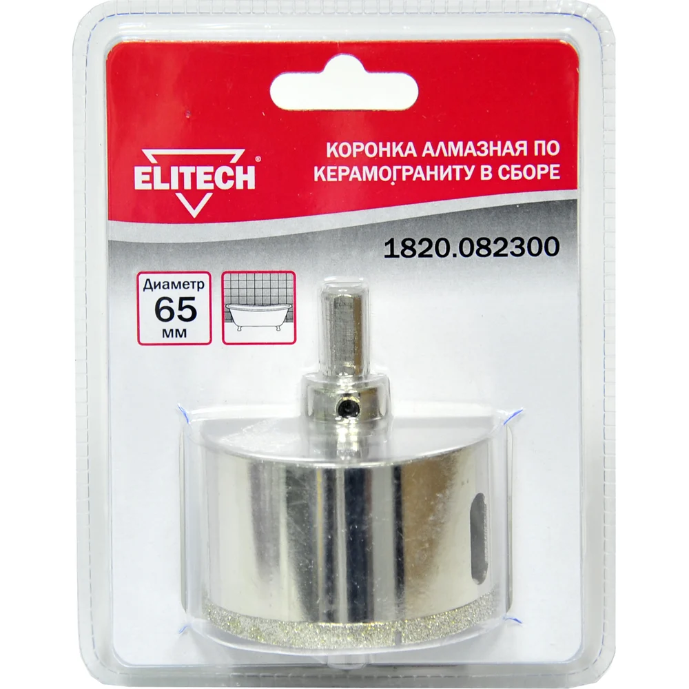 Коронка Elitech 1820.082300