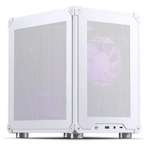 Корпус miniITX JONSBO C6, Mini-Tower, без БП, белый [c6 white]