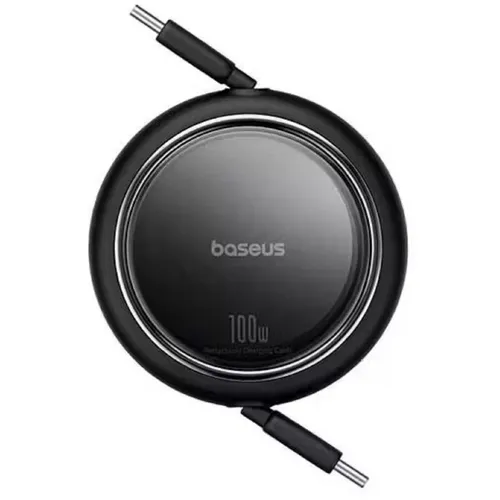 Кабель BASEUS P10364500111-00, USB Type-C (m) - USB Type-C (m), 1м, плоский, черный