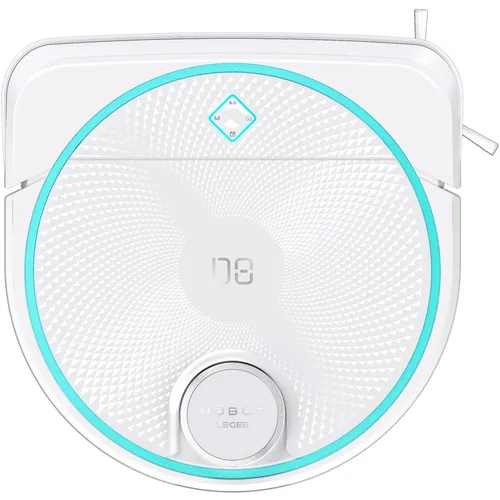 Робот-пылесос HOBOT Legee D8, белый/бирюзовый [legee-d8]