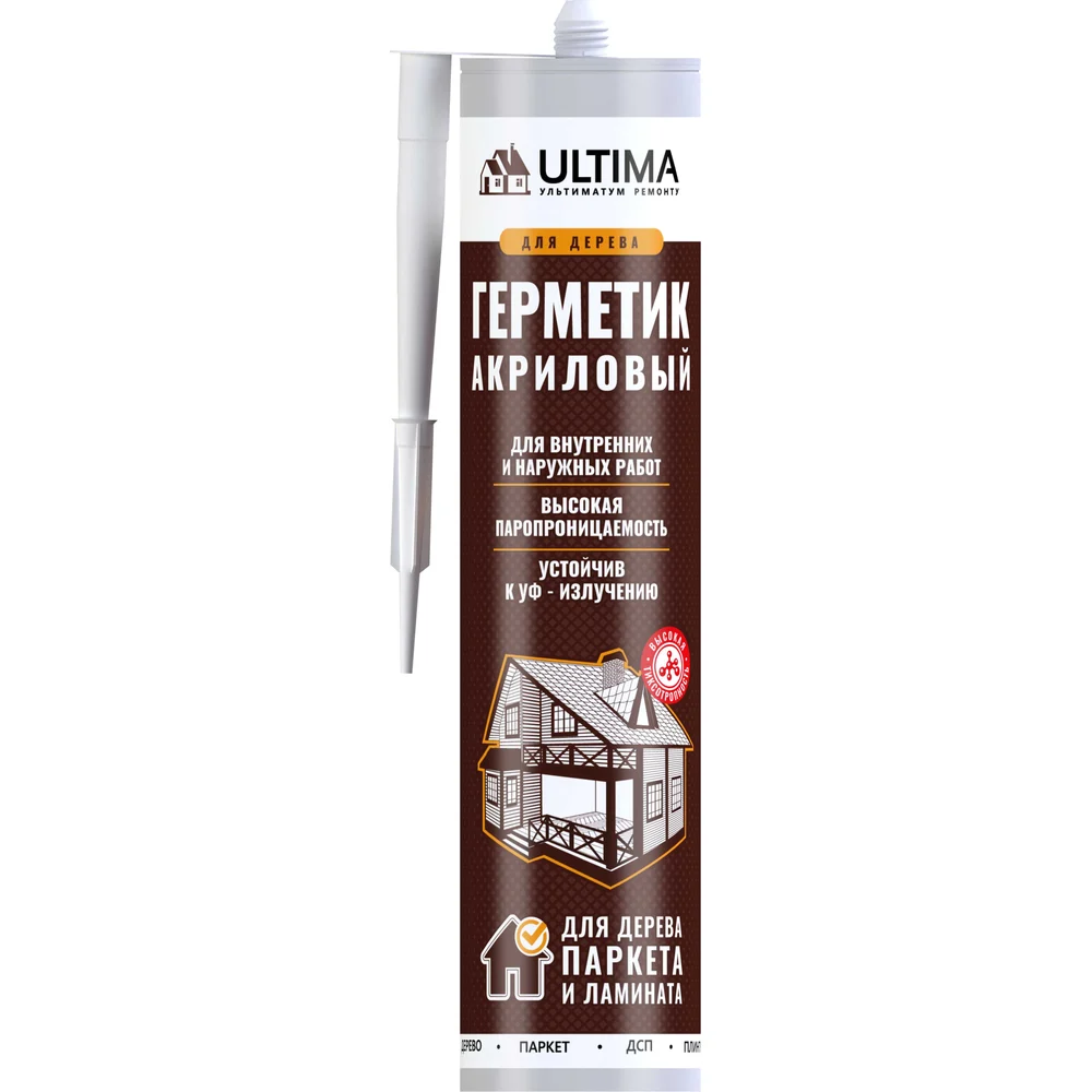 Акриловый герметик для дерева ULTIMA ULTD300