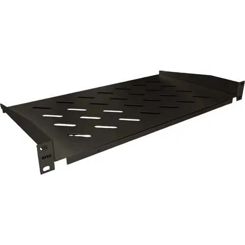 Полка стационарная NTSS NTSS-FF-250-BL, 1, 19", черный