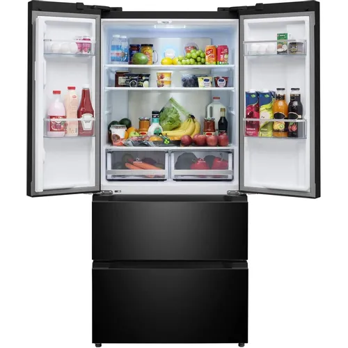 Холодильник двухкамерный MEFERI Comfort MFR83 French Door, инверторный, черный
