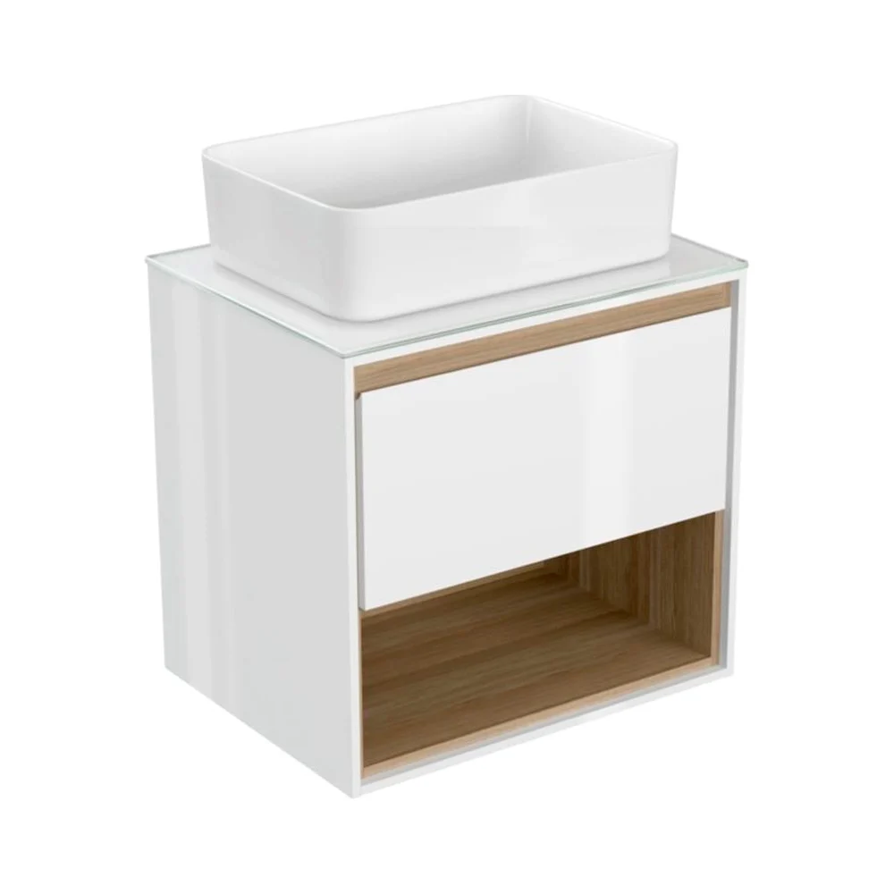 Тумба Cersanit LOUNA 60 SP-SZ-LOU60-BL/Wh