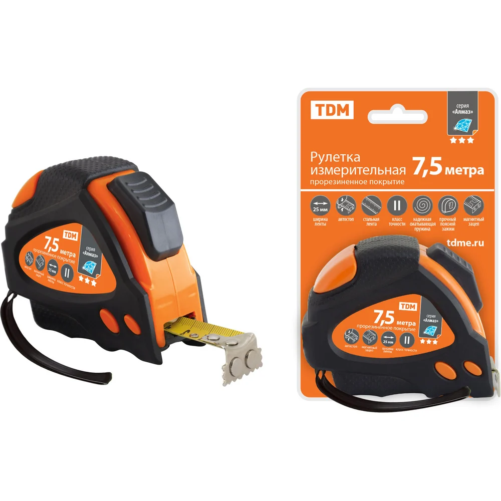 Рулетка TDM ELECTRIC Алмаз SQ1018-0111
