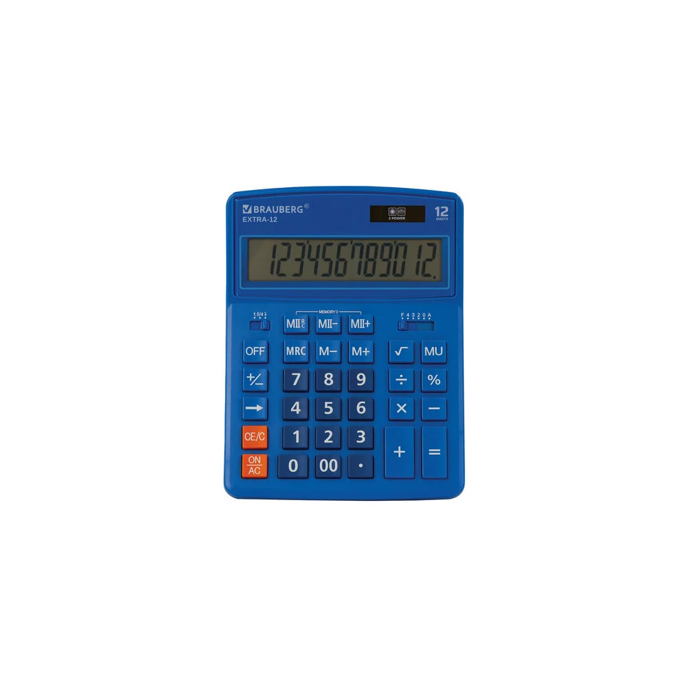 Настольный калькулятор BRAUBERG EXTRA-12-BU 250482