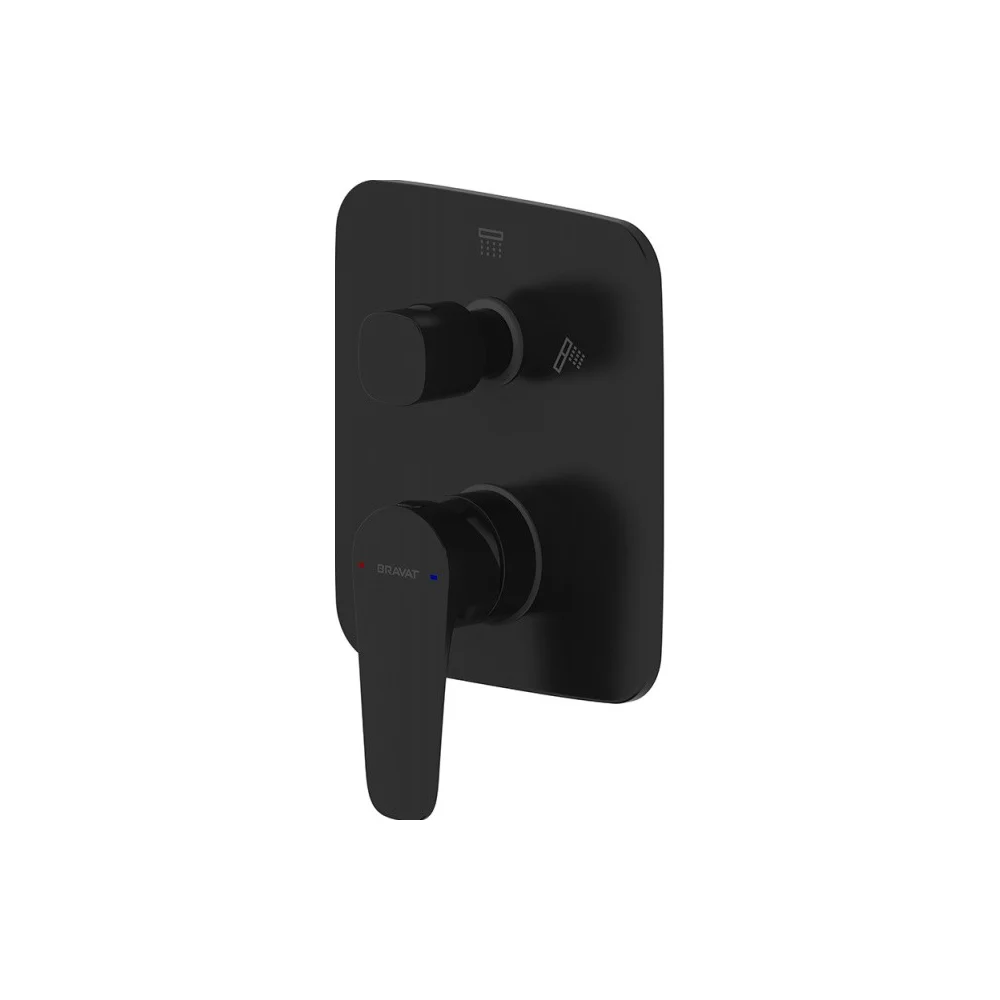 Встраиваемый смеситель Bravat Source Black 00267779 PB8173218BW-2-ENG