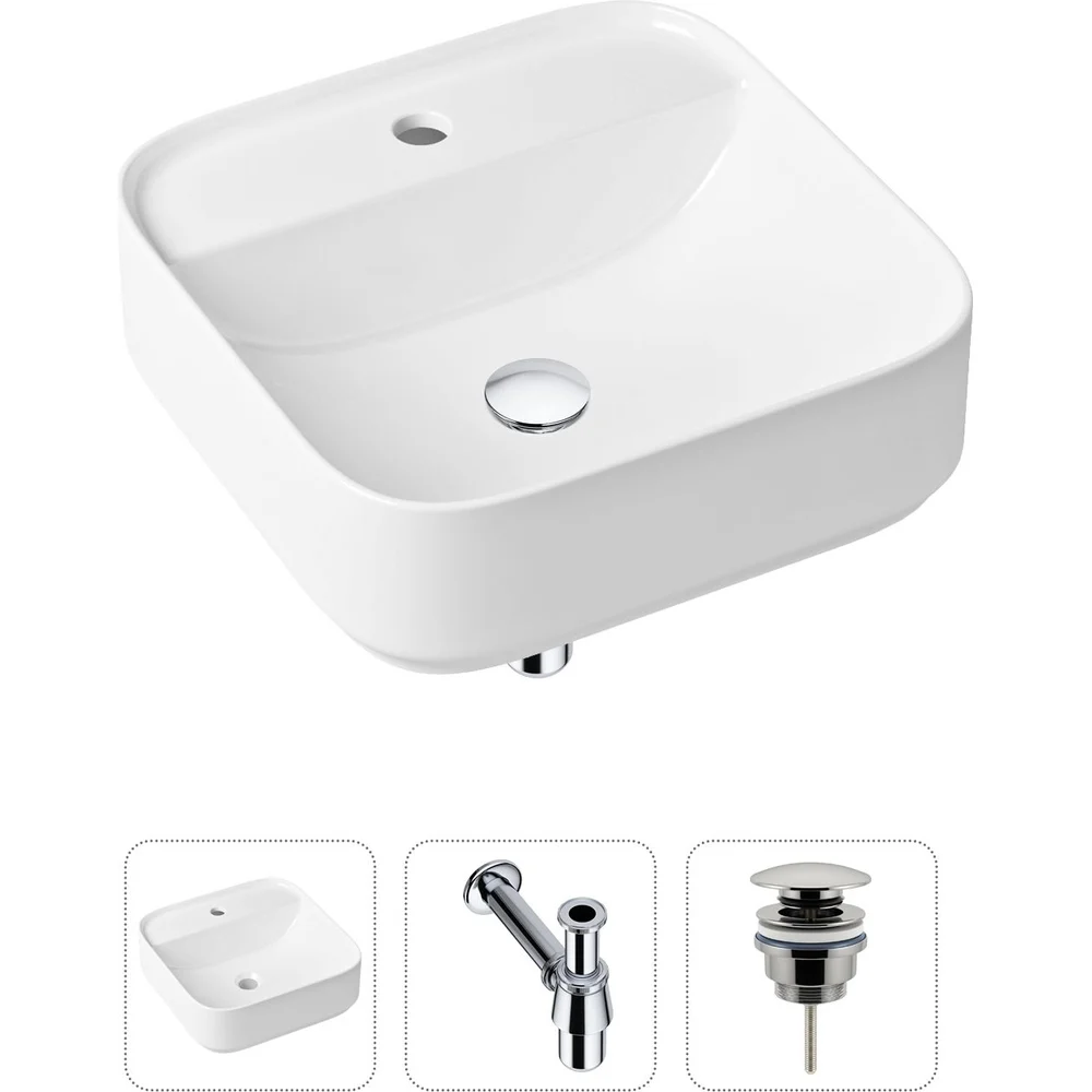 Накладная раковина для ванной Lavinia Boho Bathroom Sink Slim 21520274
