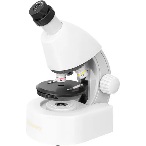 Микроскоп DISCOVERY Micro Polar, световой/оптический, 40-640x, на 3 объектива, белый [77952]