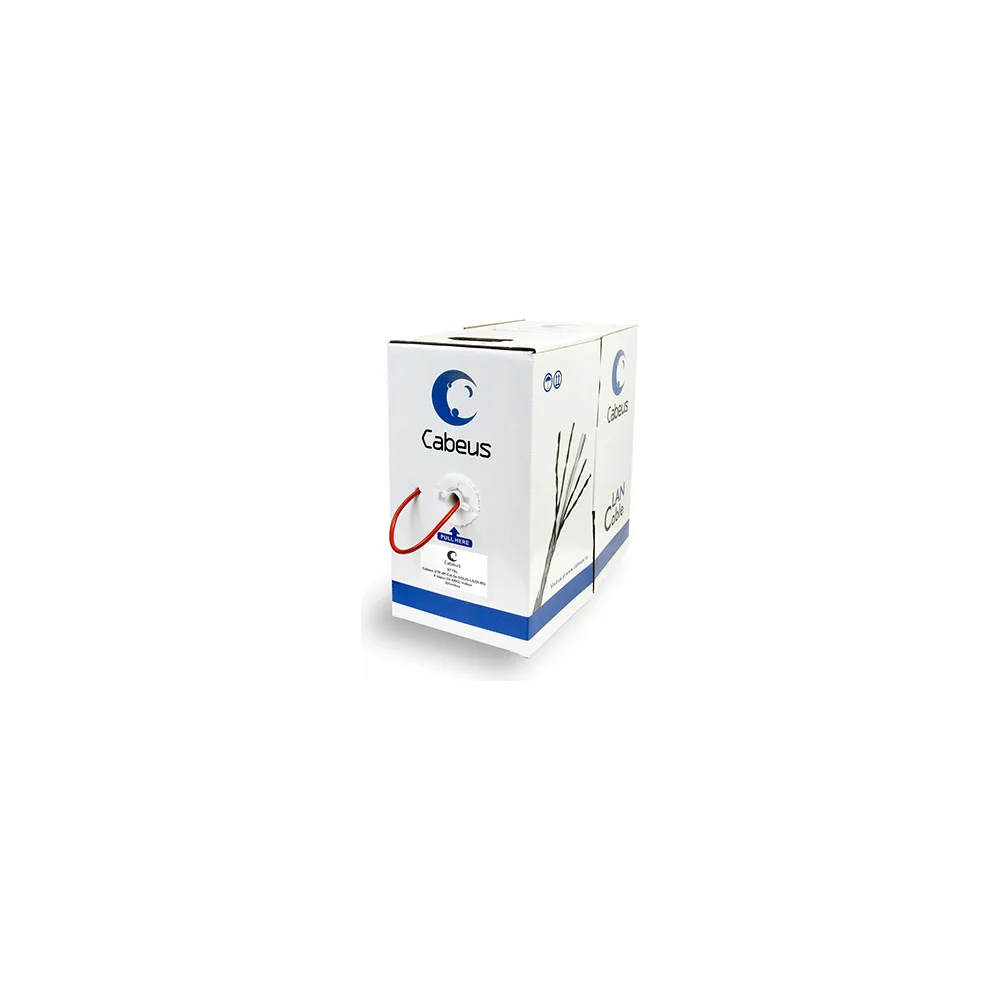 Одножильный кабель Cabeus UTP-4P-Cat.5e-SOLID-LSZH-RD