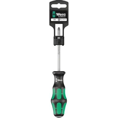 Отвертка WERA 355 SB, PZ2 длина стержня 100мм [we-100057]