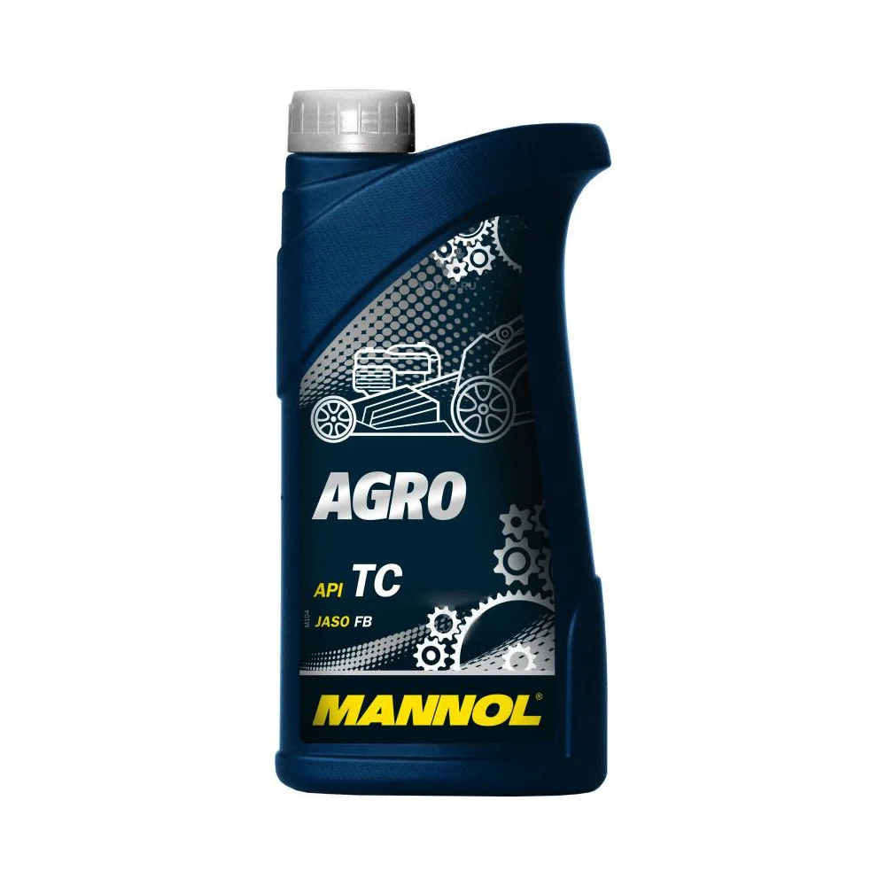 Минеральное моторное масло для 2Т двигателей садового оборудования MANNOL AGRO 1435
