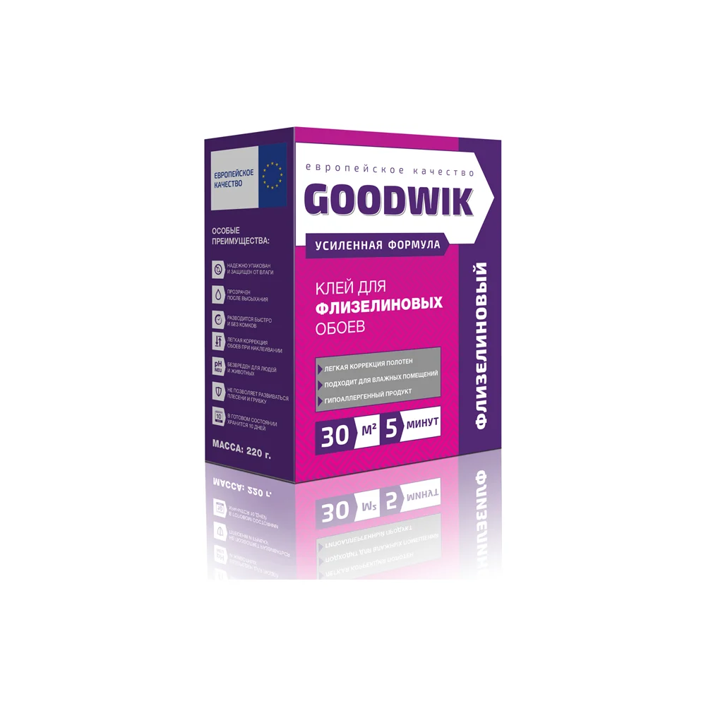 Клей для флизелиновых обоев Goodwik Ф 30