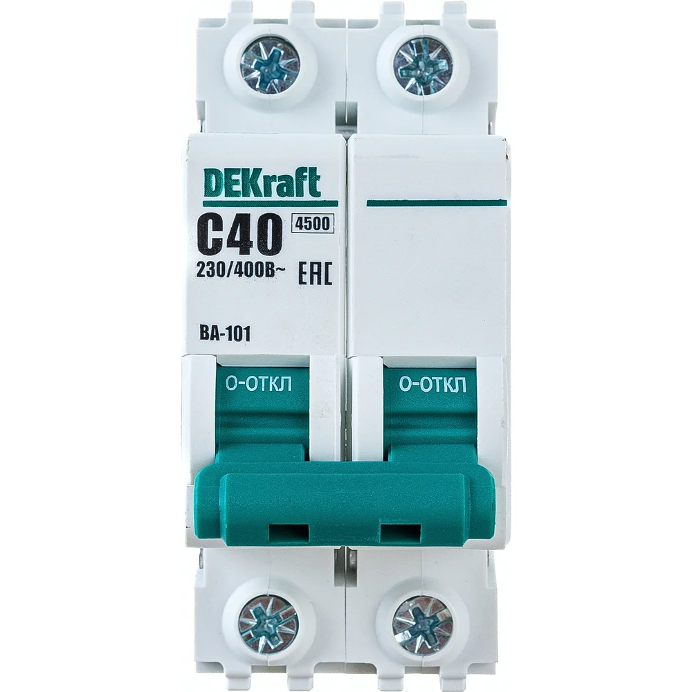 Автомат DEKraft ВА101-2P-040A-C 11070DEK 121914