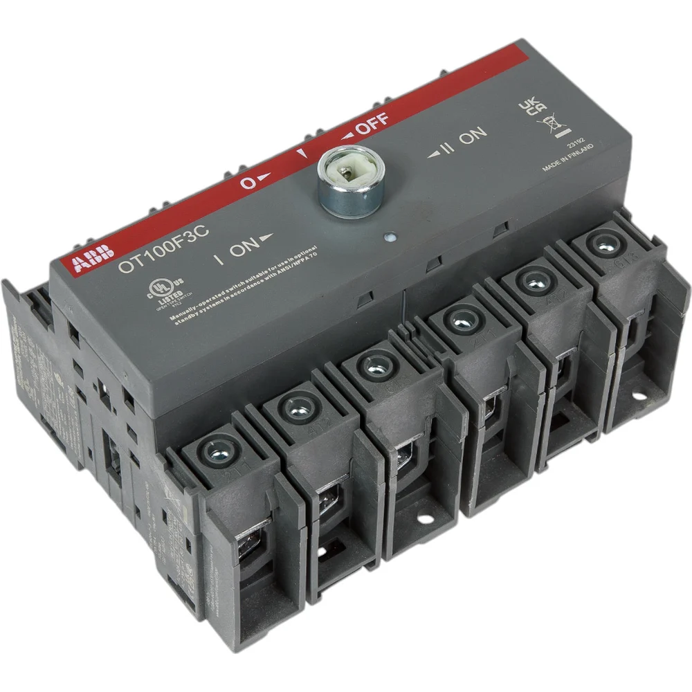 Трехполюсный реверсивный рубильник ABB OT100F3C 1SCA105008R1001