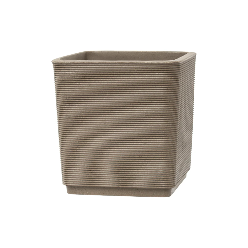 Кашпо Teraplast THAR HARENA 38x38х39.8 см, светло-коричневое DOT SAND 37473038306