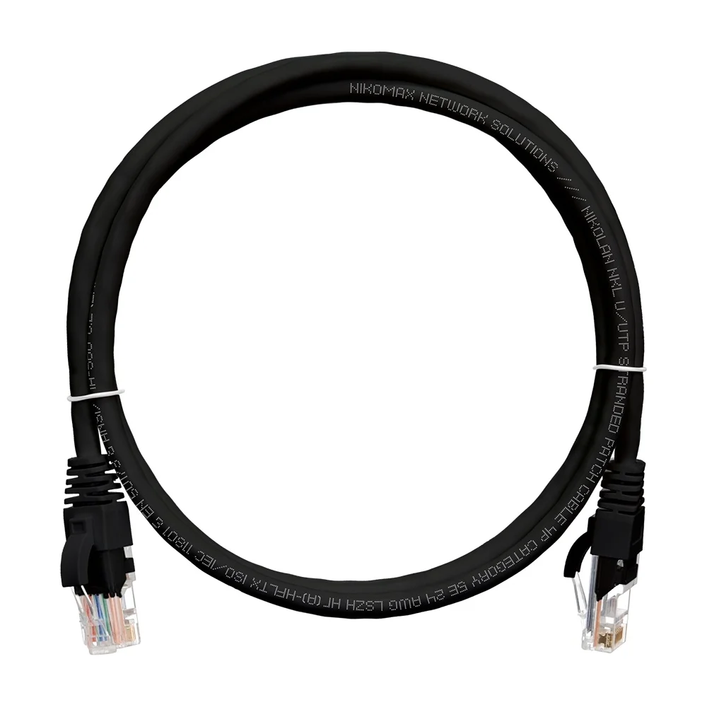 Шнур NIKOMAX NMC-PC4UD55B-001-C-BK