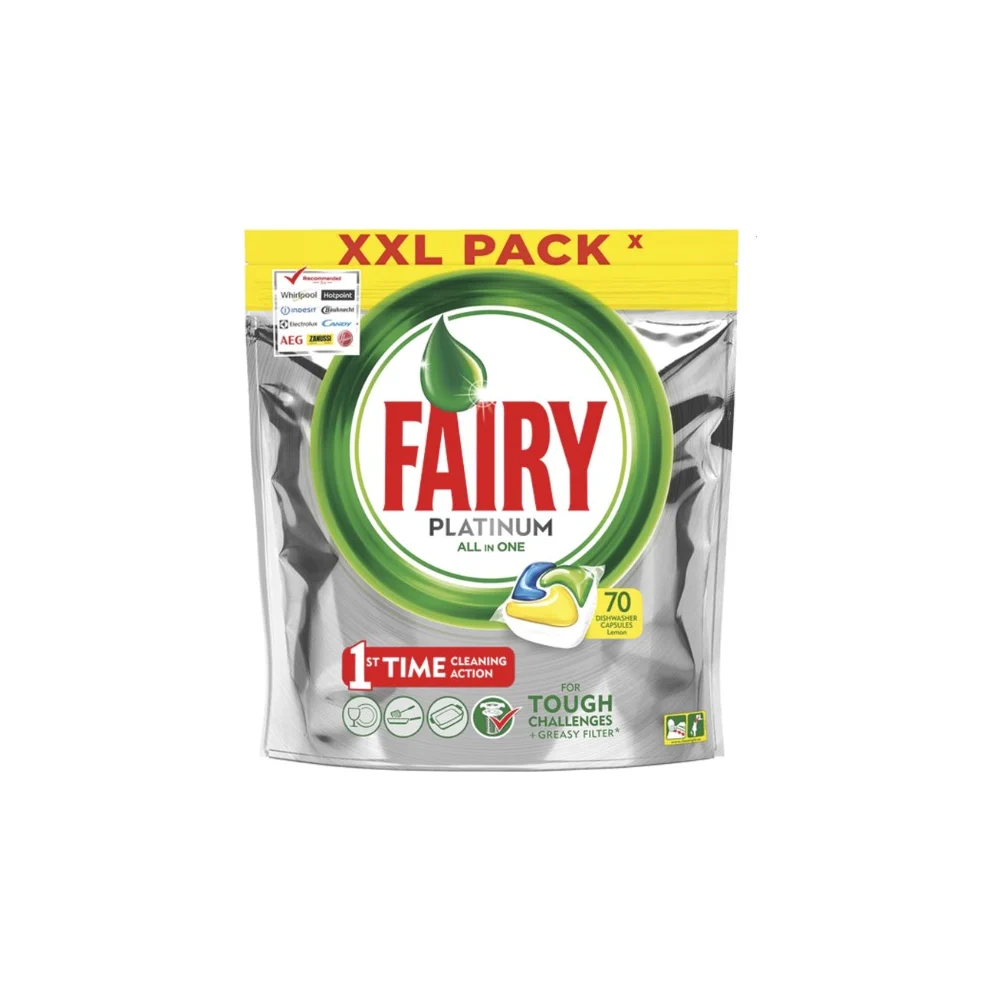 Таблетки для посудомоечных машин FAIRY Platinum All in 1 Лимон 1009451 605890