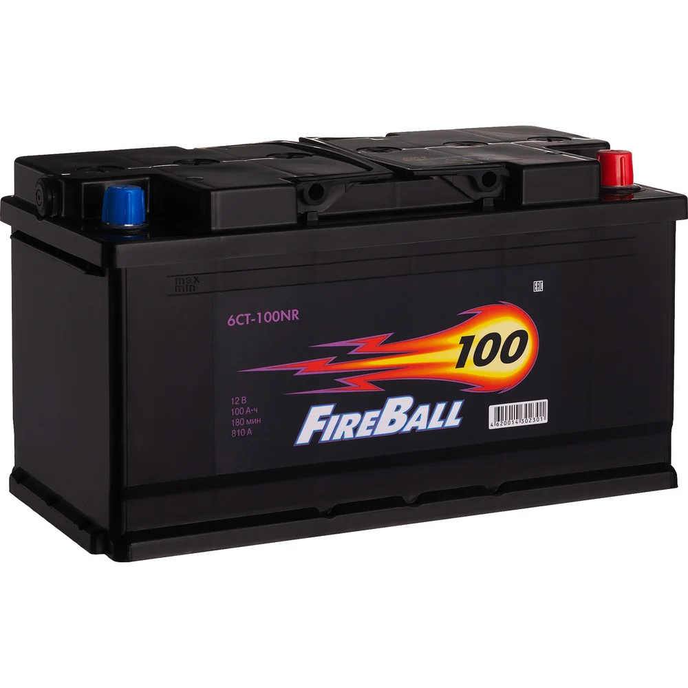 Аккумулятор FIRE BALL 6ст 100 NR 810 А CCA 600120020
