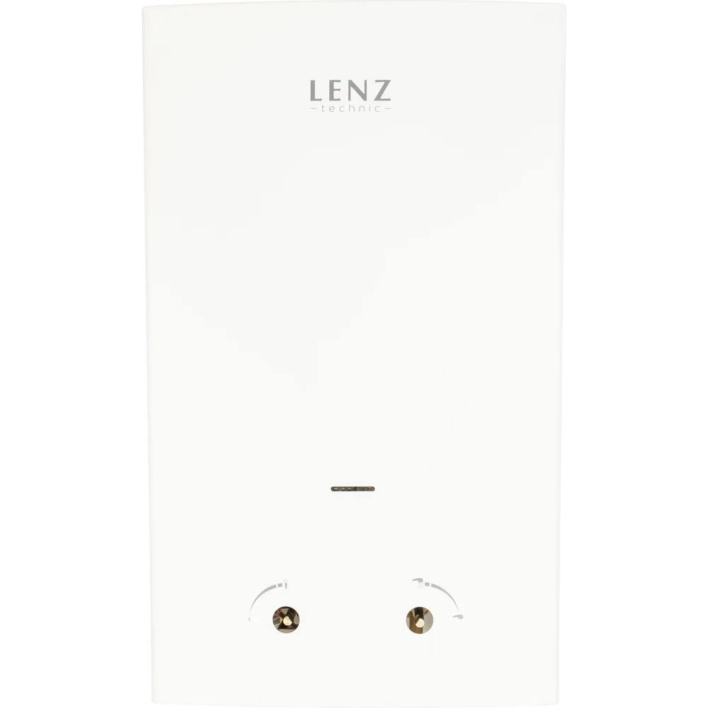 Газовый проточный водонагреватель Lenz Technic TECHNIC 10L WHITE LT10LW