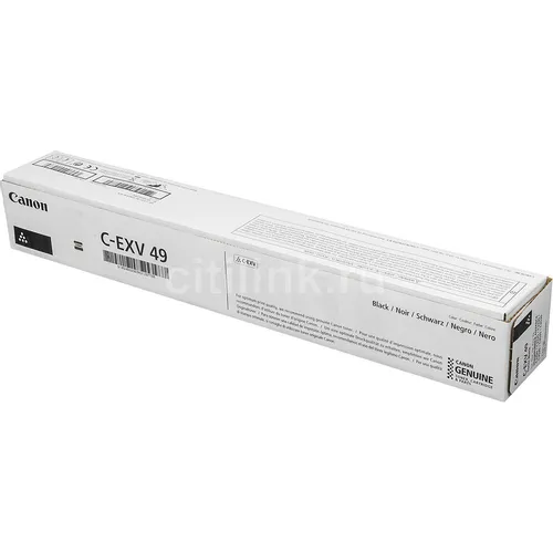 Картридж Canon C-EXV49BK, черный / 8524B002