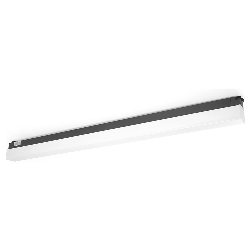 Трековый однофазный светодиодный линейный светильник FERON al120 RetailRay на шинопровод 60w 6500k 160 градусов черный 48573