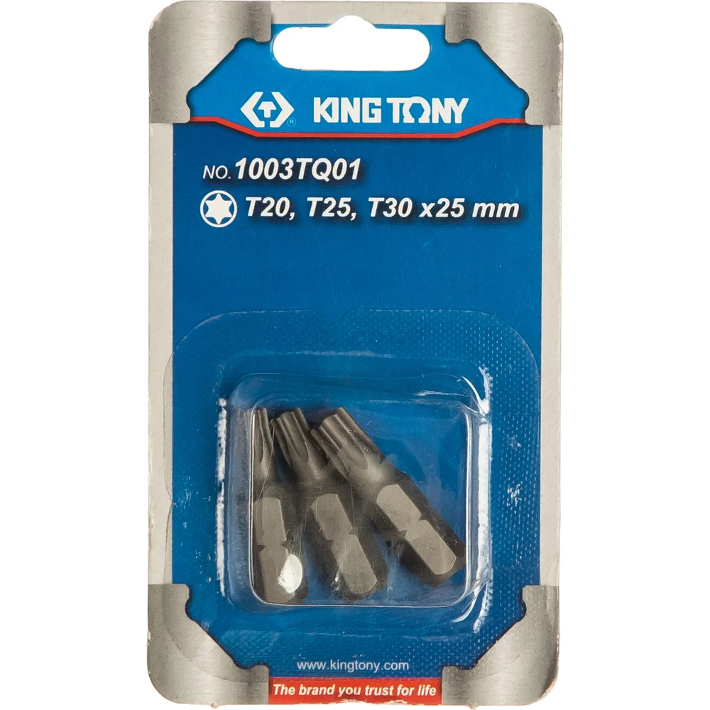 Набор бит вставок KING TONY 1003TQ01