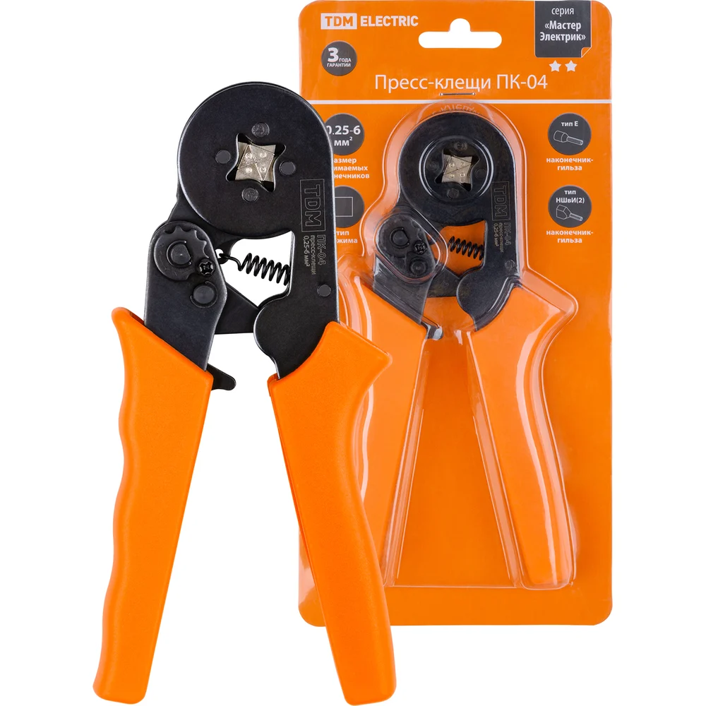 Пресс-клещи TDM ELECTRIC ПК-04 SQ1001-0005