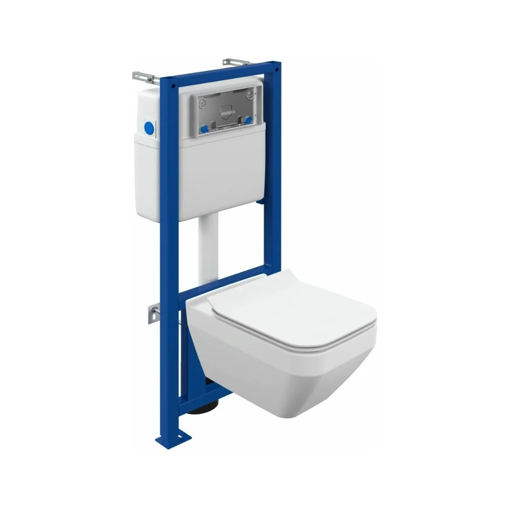 Комплект Cersanit CREA SQUARE CO DPL EO slim + LINK PRO 63997