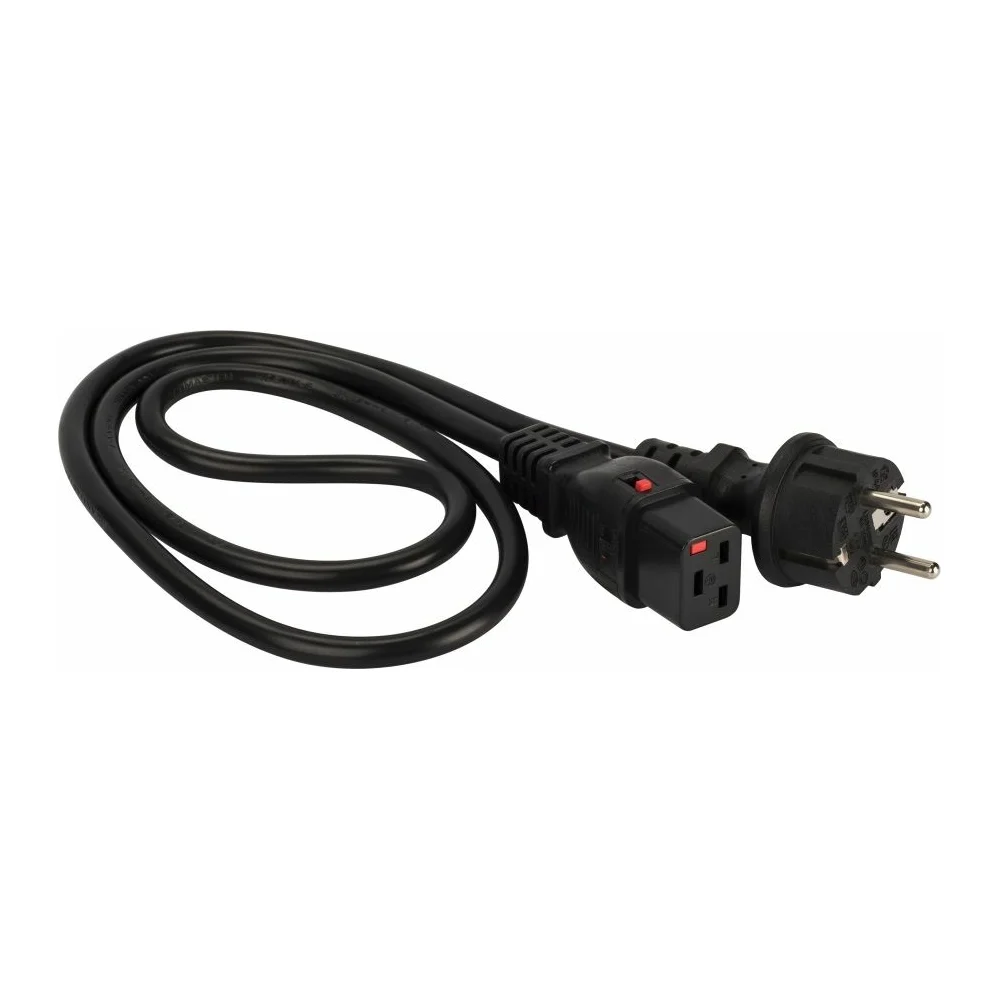 Шнур питания LANMASTER LAN-PP19L/SH-2.0-BK