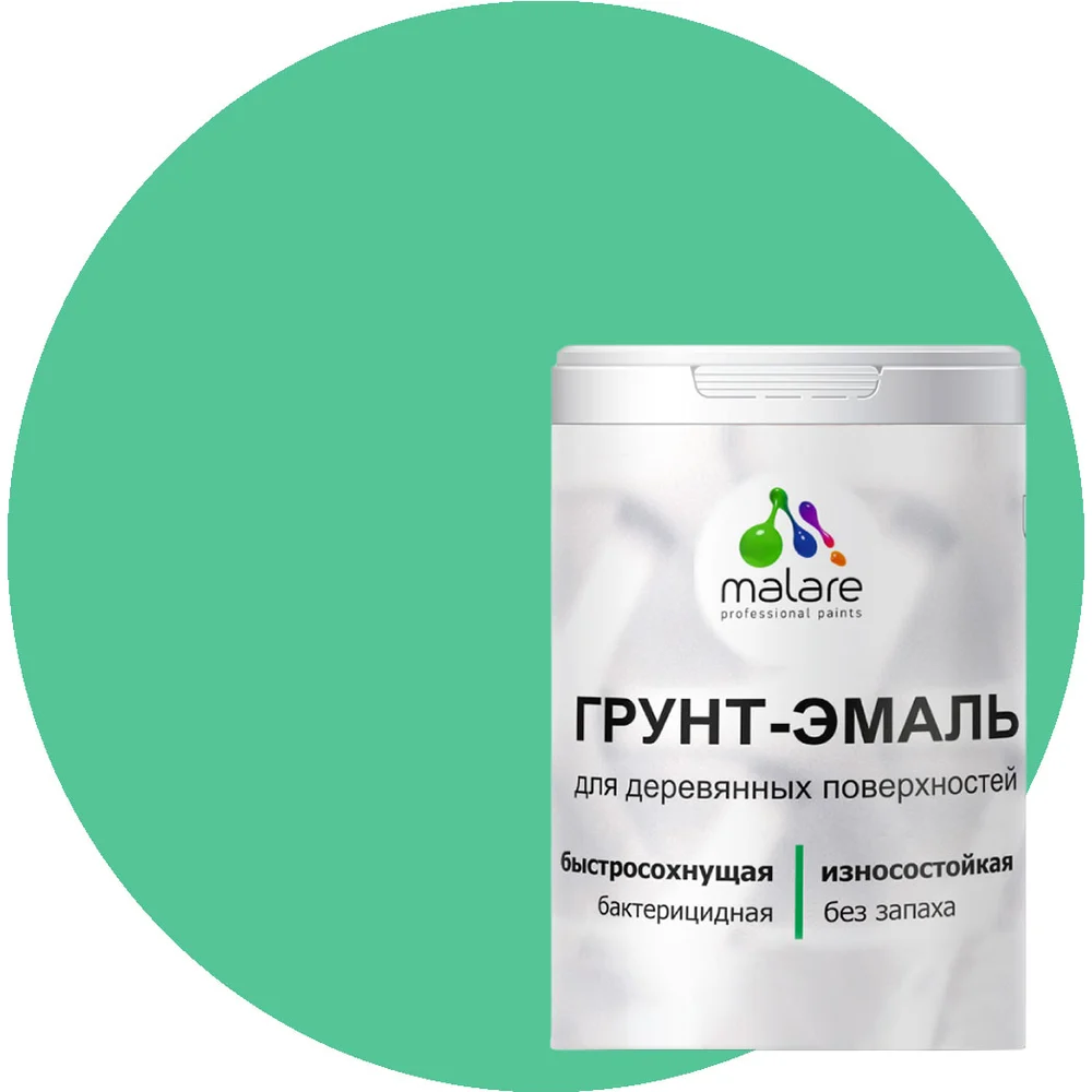 Матовая грунт-эмаль для деревянных поверхностей MALARE 2036752344343