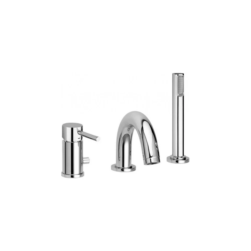 Смеситель на борт ванны Paffoni LIGHT BIRILLO LIG040LCR 00243696