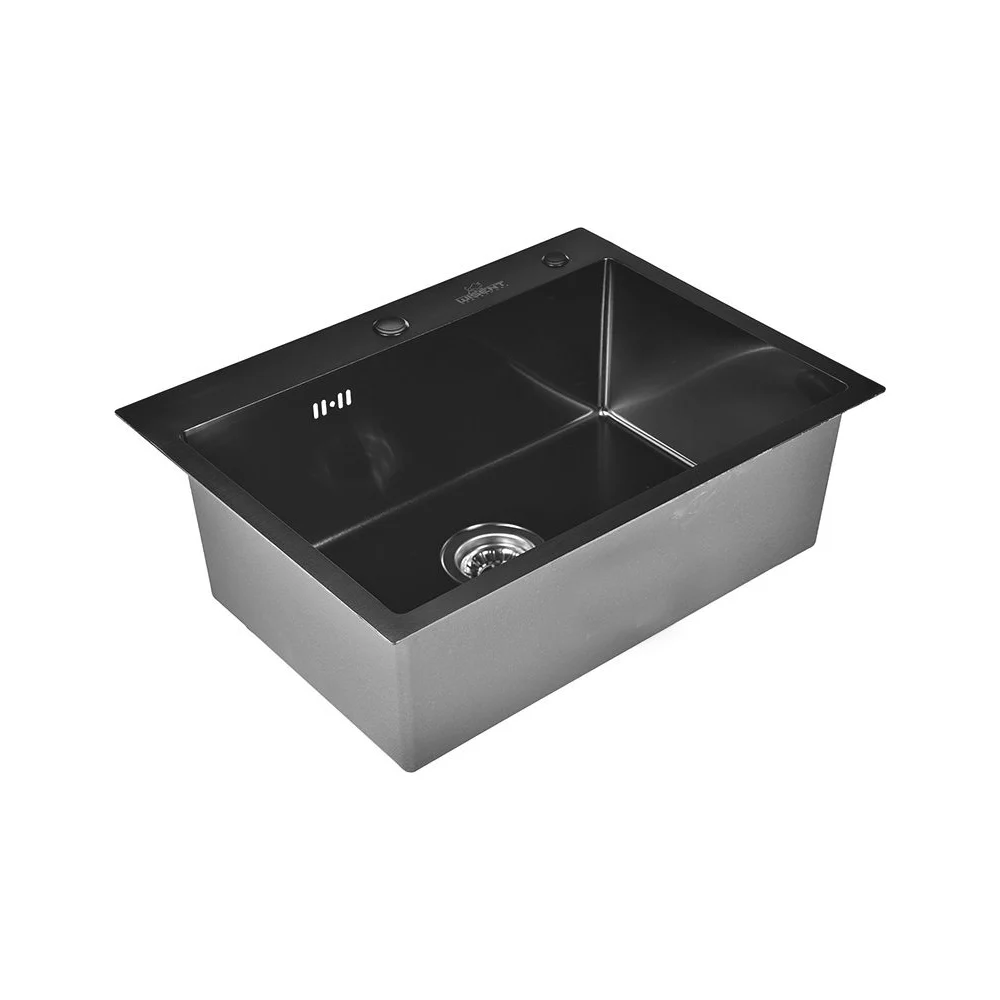 Кухонная мойка WISENT ws36050b с pvd покрытием (60x50 см) WS36050B/WGER019B