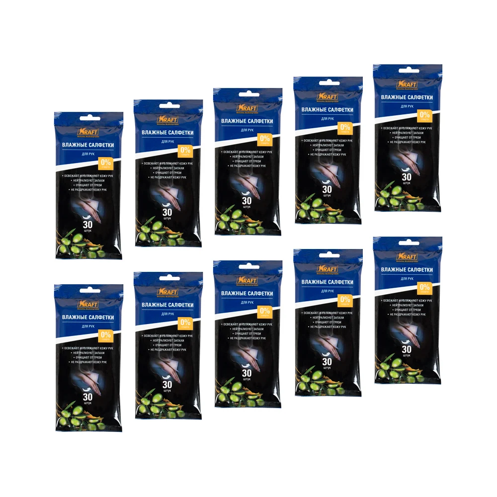 Влажные салфетки для рук KRAFT KT 834017