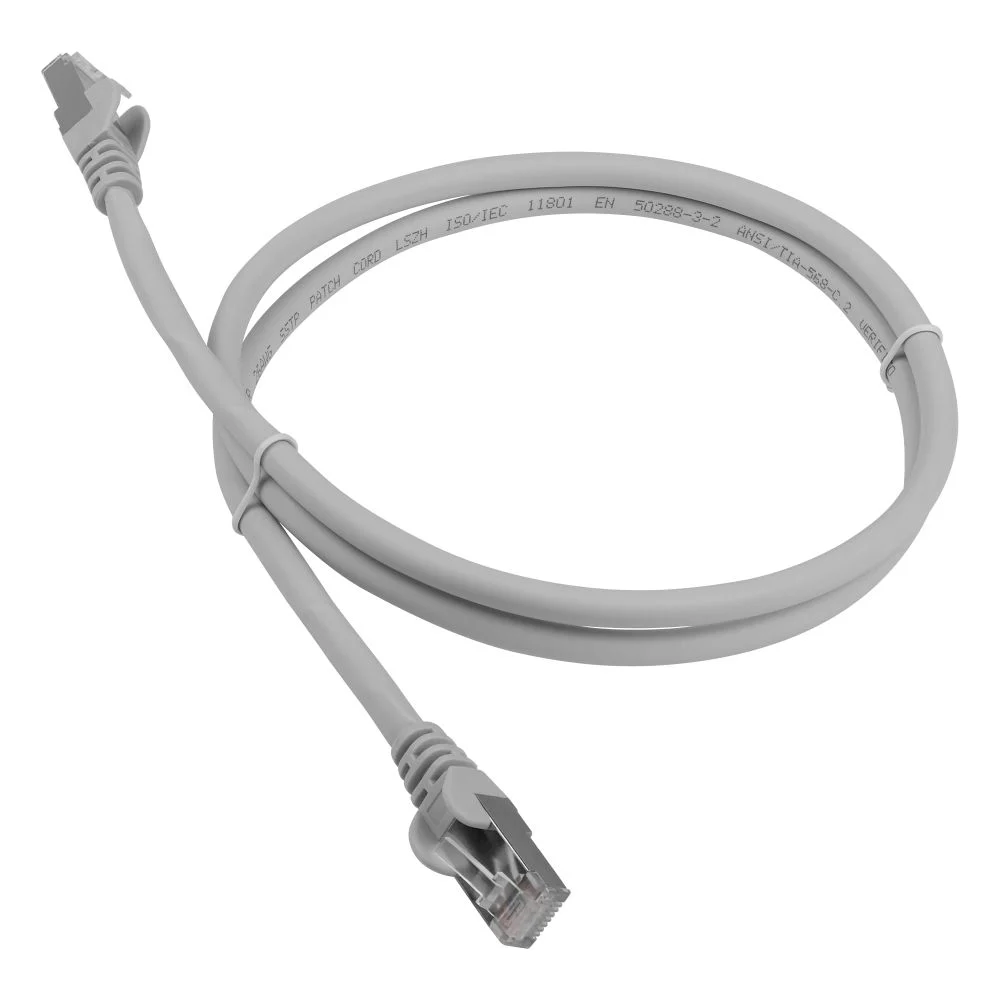 Патч-корд LANMASTER LAN-PC45/S6A-1.5-GY
