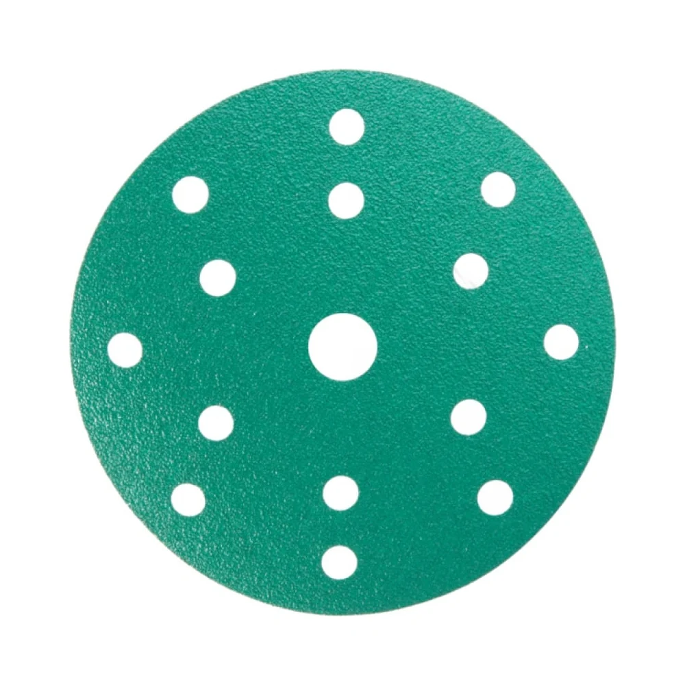Диск шлифовальный Abraforce Green Film на пленочной основе 15 отверстий, 150 мм, Р240 181331
