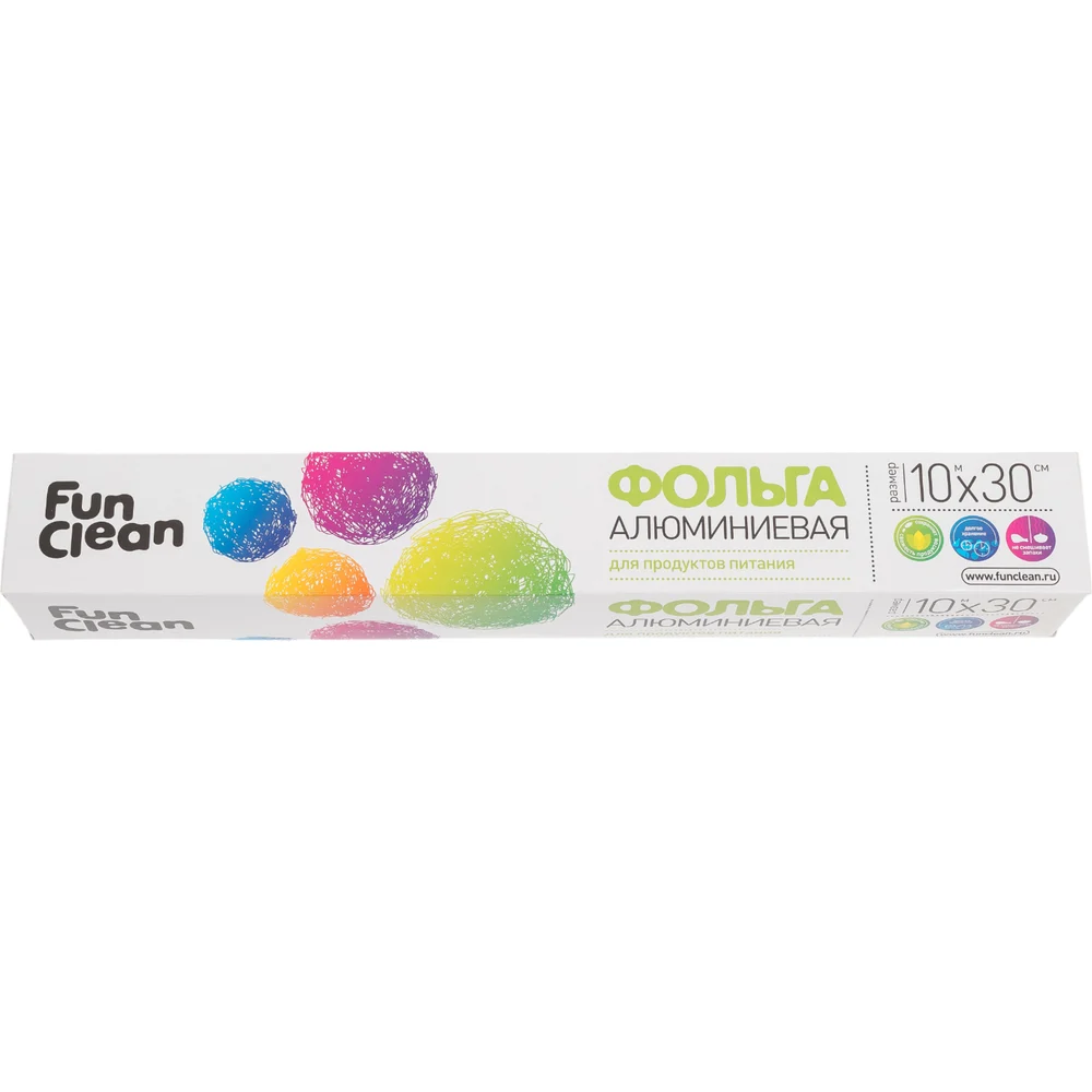 Алюминиевая пищевая фольга Fun Clean 6773