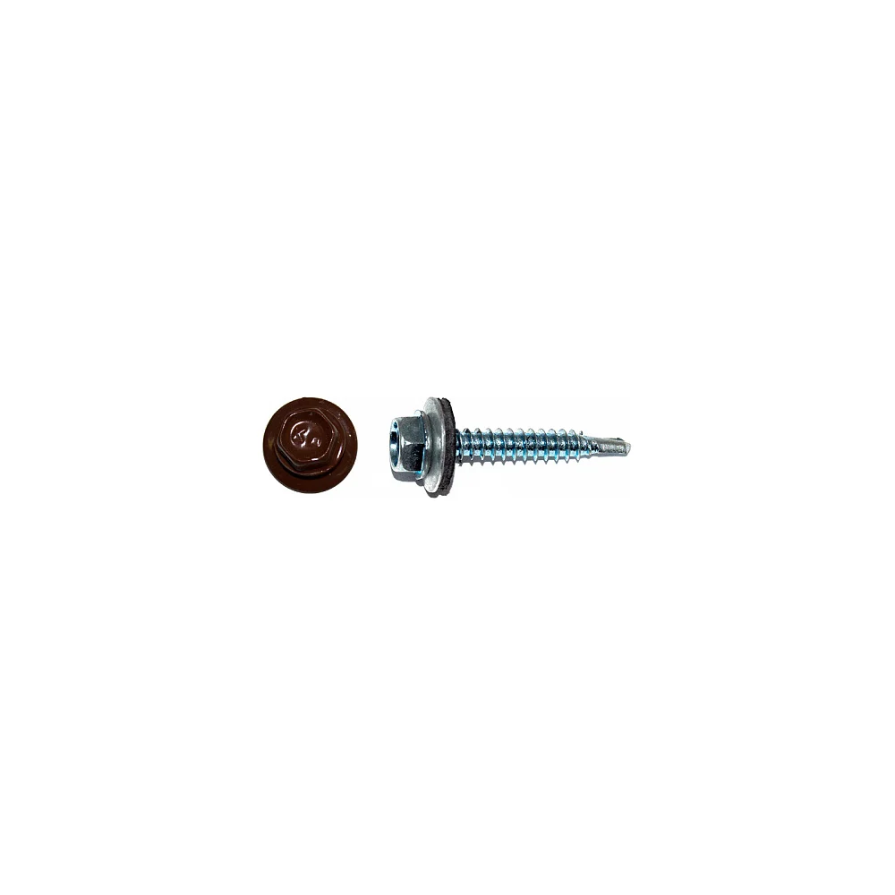 Кровельный саморез КРЕП-КОМП 4,8х51 RAL3009 оксидно-красный 2000 шт. ск513009