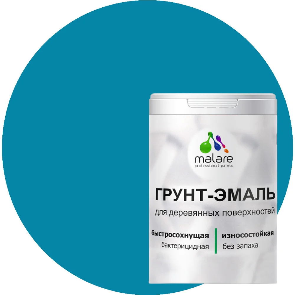 Матовая грунт-эмаль для деревянных поверхностей MALARE 2036752344435