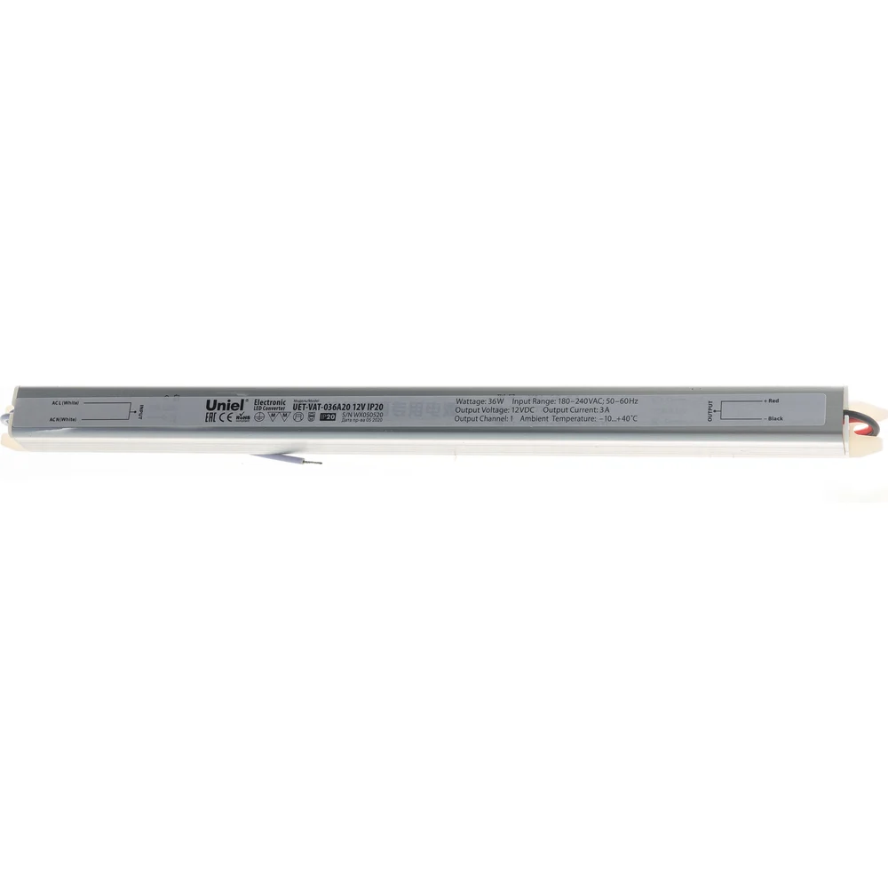 Ультратонкий блок питания Uniel UET-VAT-036A20 UL-00004844