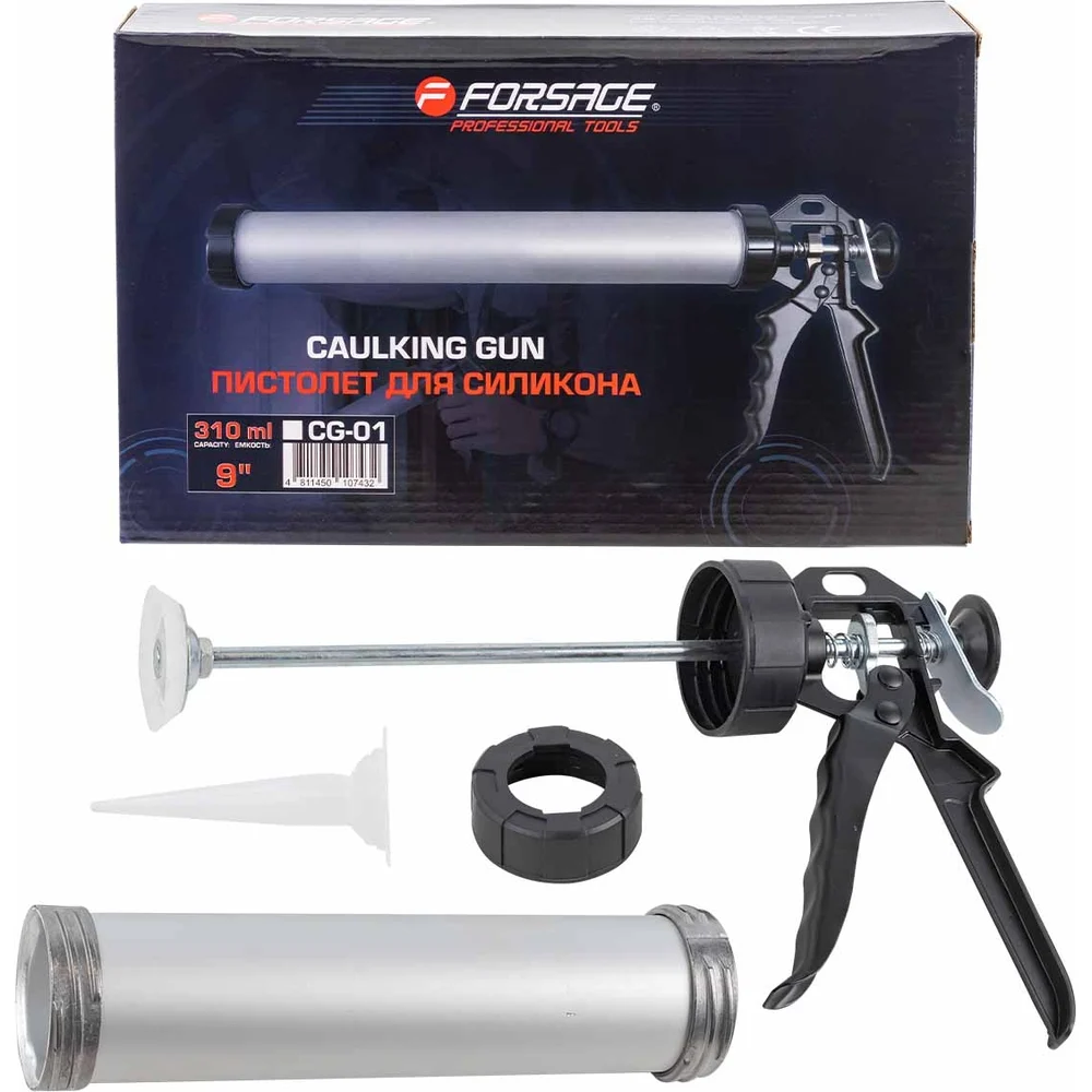 Алюминиевый пистолет для силикона Forsage F-CG-01 58232