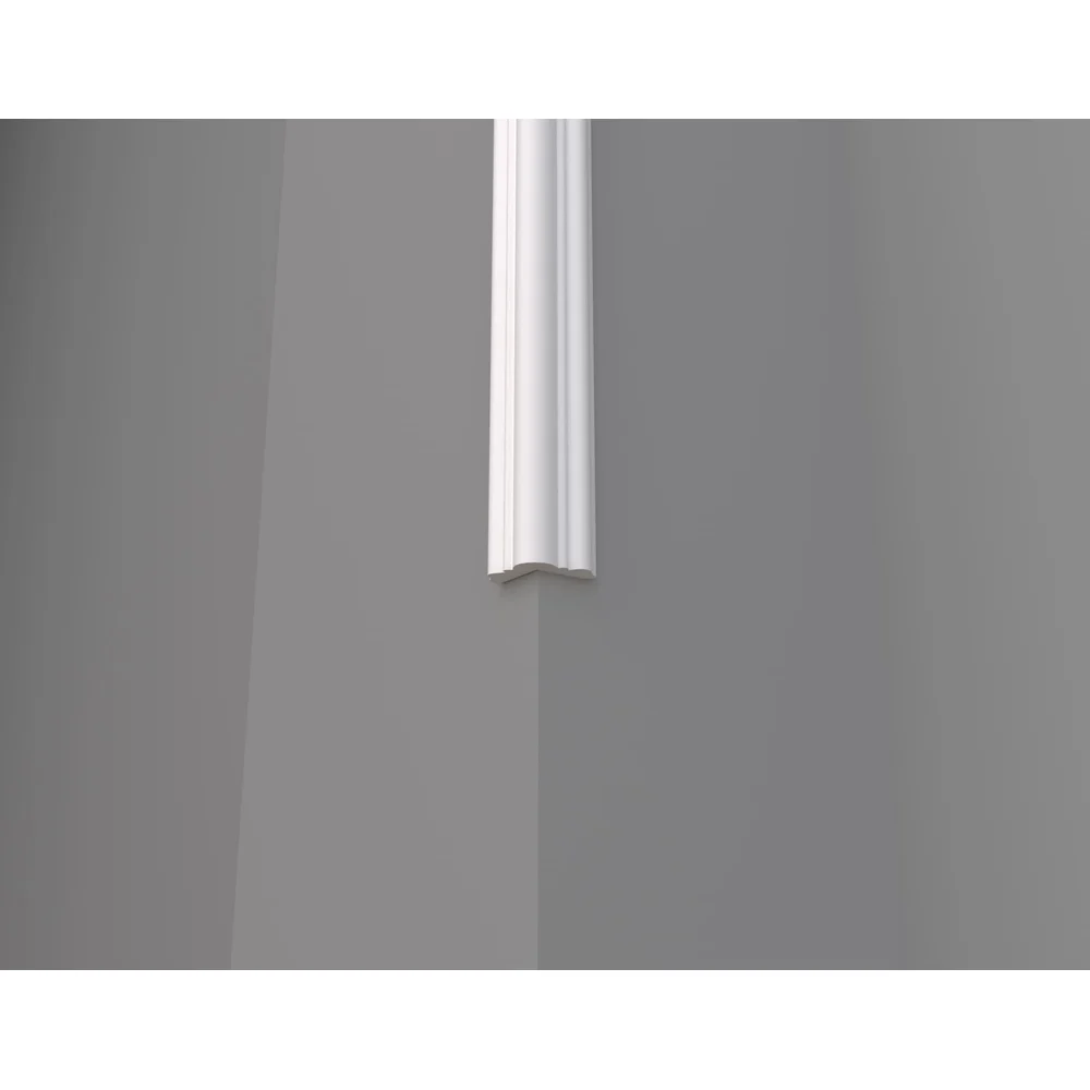 Ударопрочный влагостойкий стеновой уголок под покраску Decor-Dizayn DD06