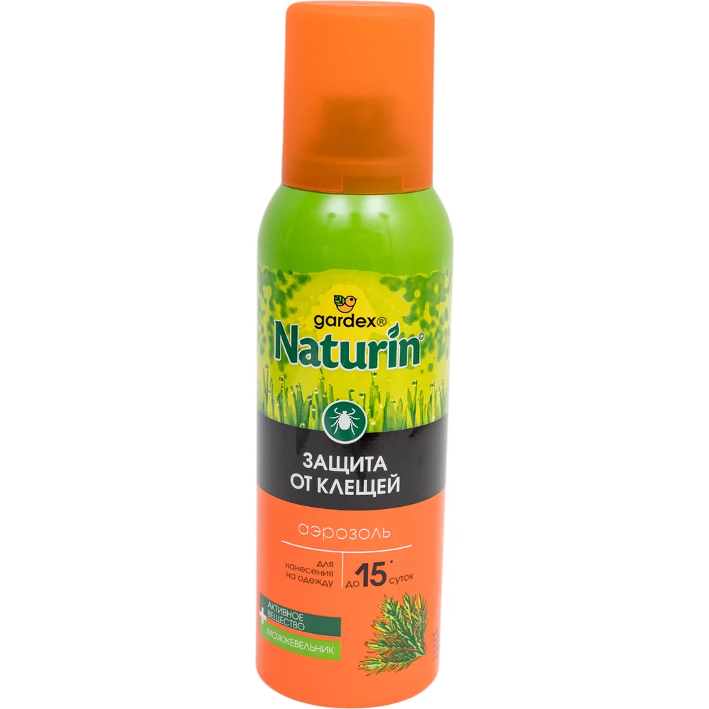 Аэрозоль от клещей на одежду Gardex Naturin N014