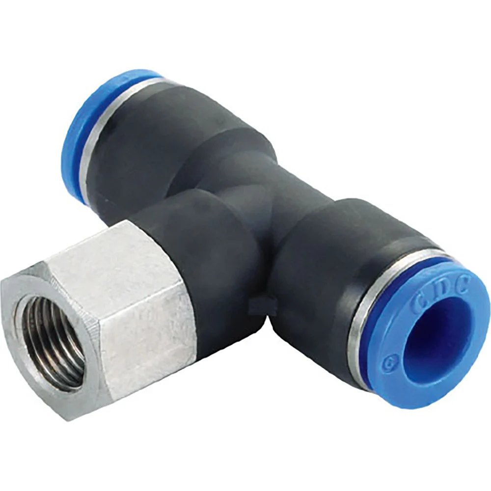 Т-образный фитинг CDC Pneumatics PTF 10G01