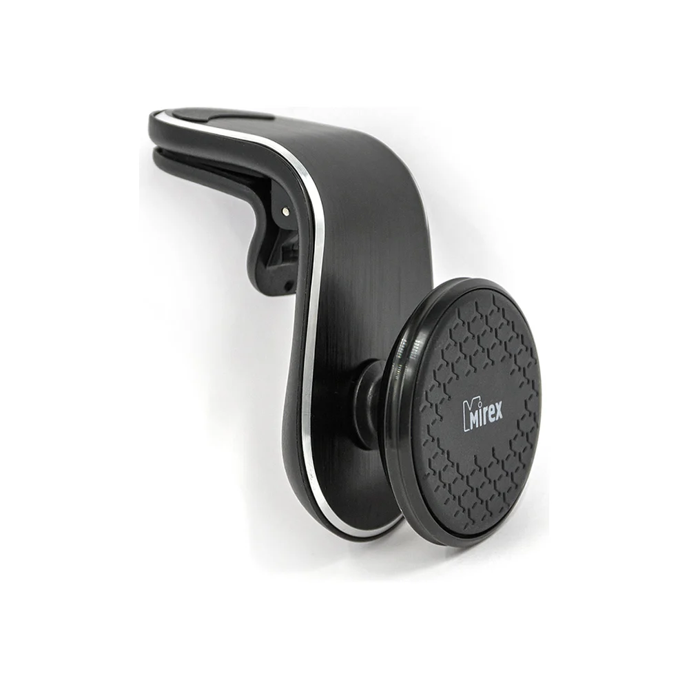 Мини магнитный угловой держатель телефона для авто Mirex N5 13709-MCPH05BK