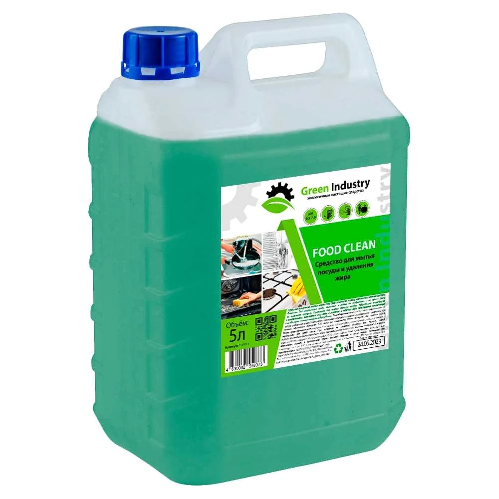 Средство для мытья посуды Green Industry Food Clean 100103
