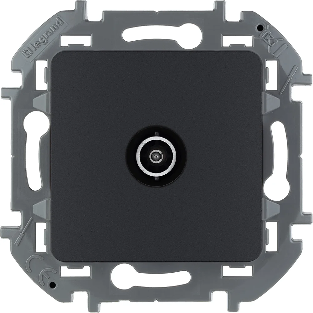 Проходная розетка TV Legrand INSPIRIA 673863