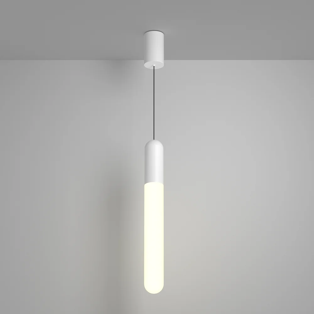 Подвесной светильник MAYTONI Mist LED 12W Алюминий и стекло Белый P101PL-L500-12W3K-W